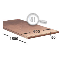 Медный лист 50 мм  600х1500 М1 Горячекатаный