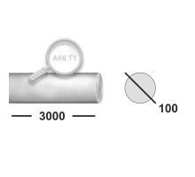 Круг алюминиевый 100 мм  АК6 Т1 3 м