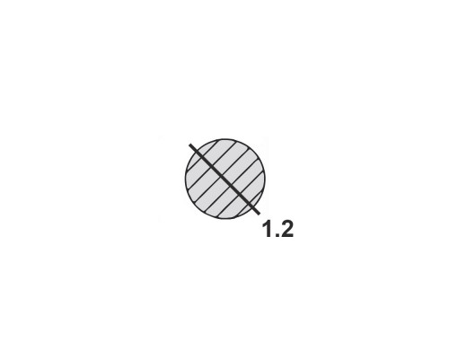 Проволока вязальная 1.2 светлая