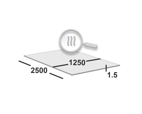 Лист горячекатаный 1,5 мм 1250х2500 ст3