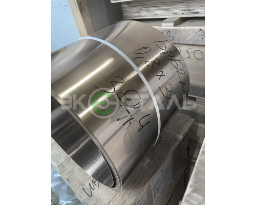 Лента бронзовая БрБ2 (БрБ) 0.18х120 мм