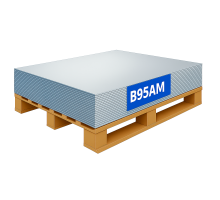 Лист дюралевый В95АМ 2.5х2000х1000 мм