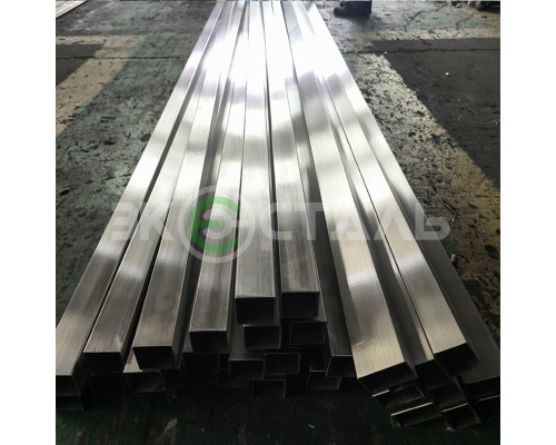 Труба профильная нержавеющая 15х15х1,5 aisi 304 (08х18н10) шлифованная