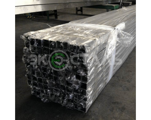 Труба нержавеющая 80х80х3 мм aisi 304 (08х18н10) электросварная имп шлифованная