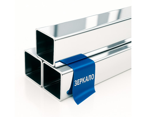 Труба нержавеющая 25х1,5 мм aisi 201 (12х15г9нд) электросварная имп зеркало