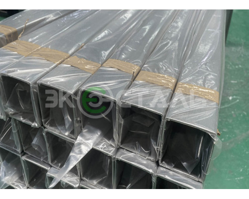 Труба нержавеющая 50х25х2 мм aisi 201 (12х15г9нд) электросварная шлифованная