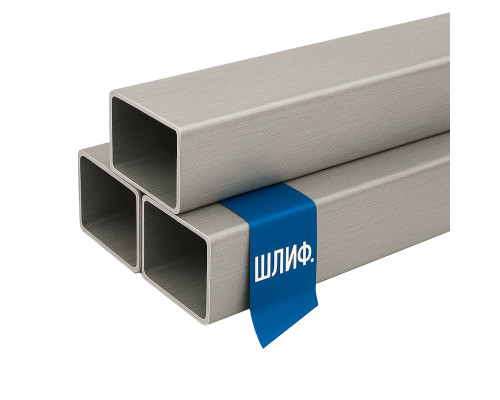 Труба нержавеющая 50х25х2 мм aisi 201 (12х15г9нд) электросварная шлифованная