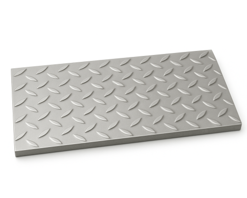 Лист нержавеющий рифленый 3 мм 1250х2500 Чечевица AISI 304