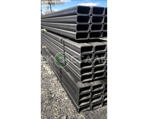 Труба профильная низколегированная 09Г2С 100х50х4 прямоугольная