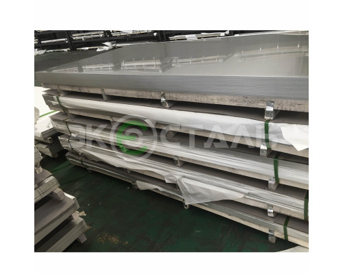 Лист жаропрочный нержавеющий aisi 310s 1000х2000х3 мм матовый