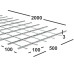 Сетка сварная 100х100х3 мм из проволоки Вр-1, карта 2х0,5м