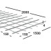 Сетка сварная 150х150х4 мм из проволоки Вр-1, карта 2х1,5м