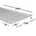 Сетка сварная 50х50х4 мм из проволоки Вр-1, карта 2х1,5м
