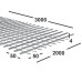 Сетка сварная 50х50х4 мм из проволоки Вр-1, карта 3х2м