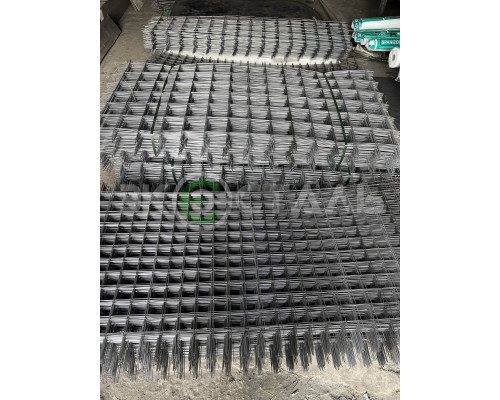 Сетка сварная 100х100х4 мм оцинкованная, карта 2х1 м