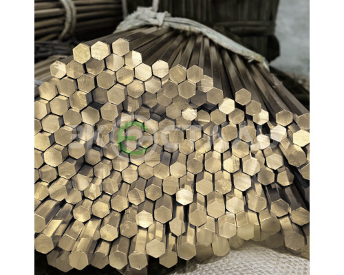 Шестигранник латунный ЛС59-1 5 мм