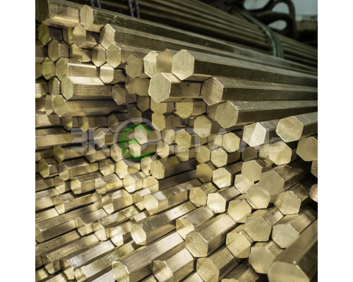 Шестигранник латунный Л63 7 мм