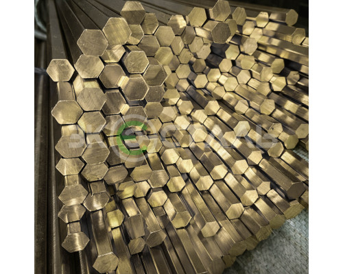 Шестигранник латунный Л63 7 мм