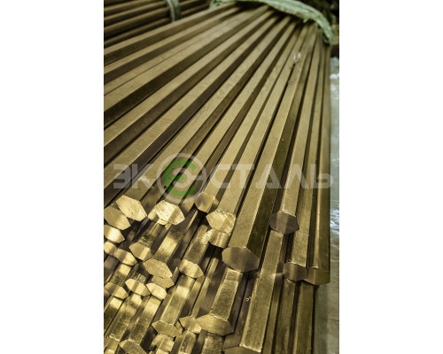 Шестигранник латунный Л63 7 мм