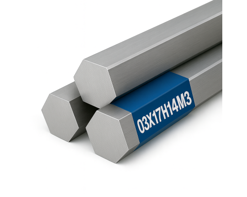 Шестигранник 17 мм 316L (03Х17Н14М3) калиброванный