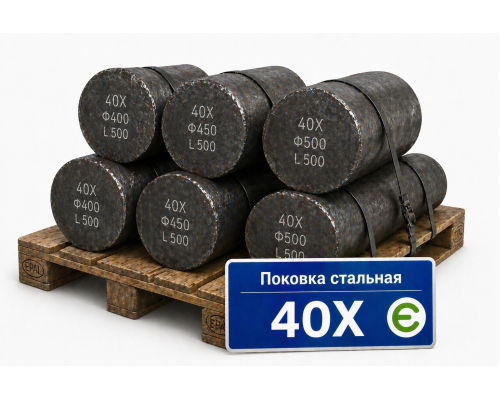 Поковка 120х140 мм 40Х заготовка