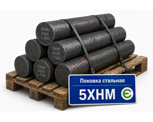 Поковка 128х130 мм 5ХНМ заготовка