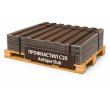 Профнастил С20 Antique Dub 0,4 мм Print Twincolor Grand Line