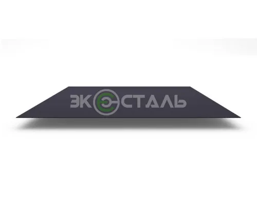 Лист оцинкованный окрашенный 2 мм RAL 7024 Ст08