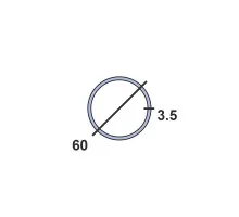 Труба бесшовная 60х3,5 09г2с