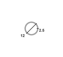 Труба бесшовная 12х2,5 Ст20
