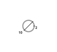 Труба бесшовная 10х2 Ст20