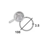 Труба электросварная оцинкованная 108х3,5