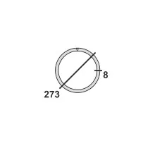 Труба круглая стальная 273х8 мм Ст.3 10-11,5 м