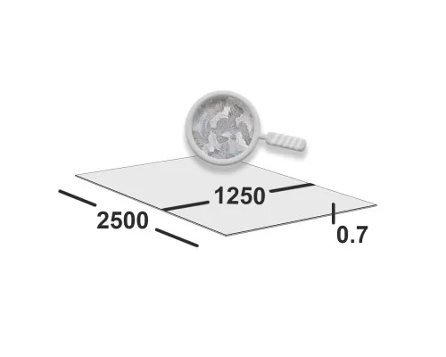 Лист оцинкованный 0,7 мм 1250х2500 Zn140 Лист оцинкованный 0,7 мм 1250х2500 Zn140