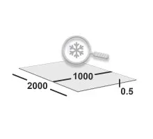Лист холоднокатаный 0,5 мм ст08 1000х2000