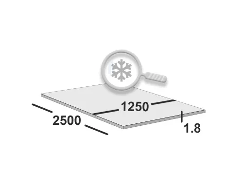 Лист холоднокатаный 1,8 мм ст65Г 1250х2500