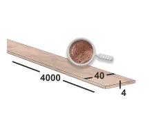 Медная полоса 4х40