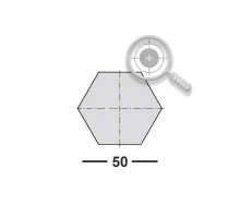 Шестигранник калиброваный 50 Ст20