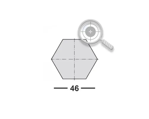 Шестигранник калиброваный 46 45х Шестигранник калиброваный 46 45х