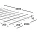 Сетка сварная 200х200х10 мм , карта 6х2м В500С
