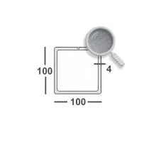 Труба шлифованная нержавеющая 100х100х4 aisi 304