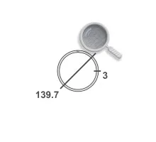 Труба шлифованная нержавеющая 139,7х3 aisi 304