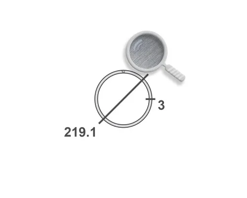 Труба шлифованная нержавеющая 219,1х3 aisi 304
