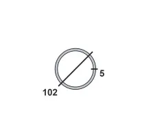 Труба нержавеющая бесшовная 102х5 12х18н10т ГОСТ 9941-81