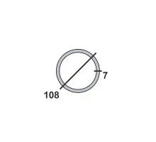 Труба нержавеющая бесшовная 108х7 12х18н10т ГОСТ 9941-81