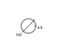 Труба нержавеющая бесшовная 133х4,5 12х18н10т ГОСТ 9941-81