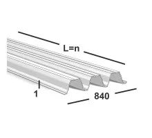 Профнастил Н153 1 мм Ral 9003 (белый)