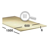 Латунный лист 6 мм 600х1500 ЛС59-1 г/к