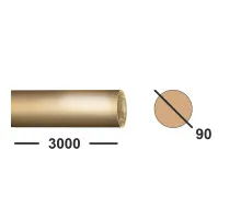 Бронзовый круг 90 мм БрАЖ9-4