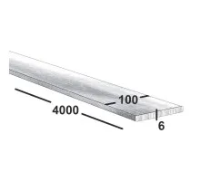 Шина алюминиевая 100х6 АД31Т